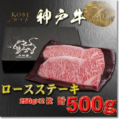 ふるさと納税 養父市 神戸牛 ロースステーキ 250g×2枚 計500g