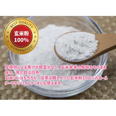 ふるさと納税 真庭市 パン・ピザ用 ミズホチカラ 玄米粉 9kg (900g ×10) 岡山 蒜山高原の画像