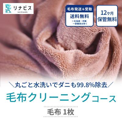 ふるさと納税 豊岡市 [リナビス]毛布クリーニングクーポン