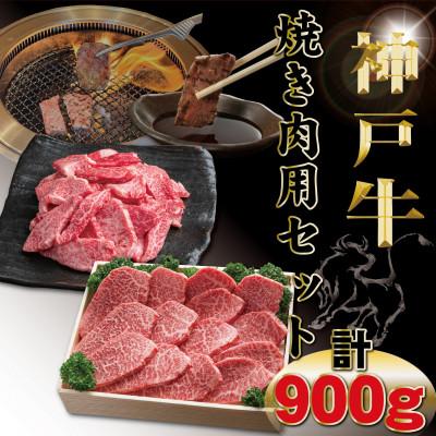 ふるさと納税 豊岡市 神戸牛焼き肉用セット計900g TYY3 [2026年4月より順次発送]