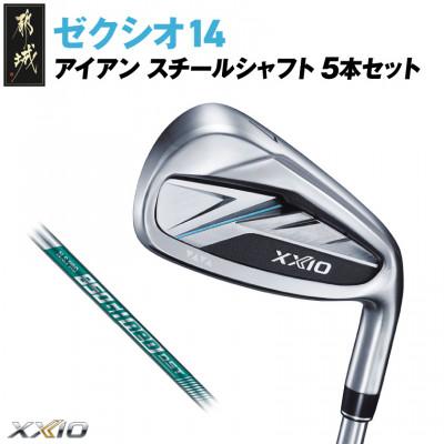 ふるさと納税 都城市 ゼクシオ 14 アイアン スチールシャフト 5本セット[R]