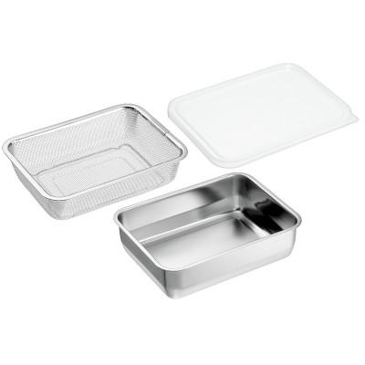 ふるさと納税 燕市 YB-501 燕熟の技 ユニット1/2バット&amp;ザル&amp;フタセット 燕三条産