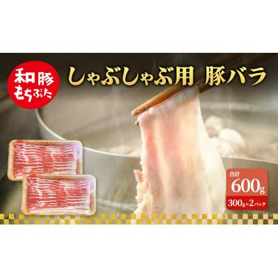 ふるさと納税 大河原町 しゃぶしゃぶ用 豚バラ 和豚 もちぶた 300g×2 