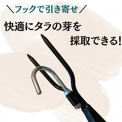 ふるさと納税 岩泉町 タラの芽採りポール 熊撃退(牛皮カバー付き