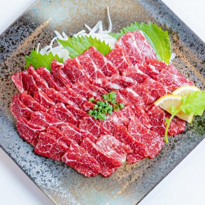 ふるさと納税 上天草市 [熊本 と畜]桜屋 特選馬刺しスライス 300g(上天草市)