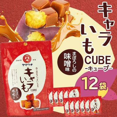 ふるさと納税 菊陽町 キャラいもキューブ まぼろしの味噌 40g×12袋(菊陽町)