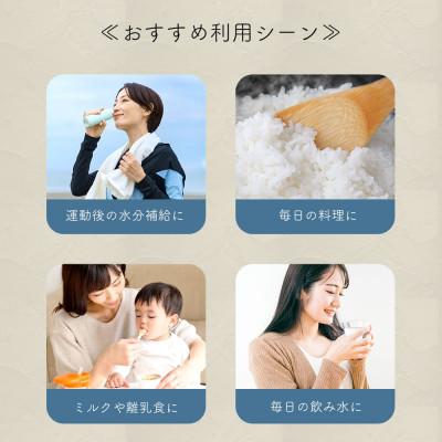 ふるさと納税 忍野村 《2ヵ月定期便》富士山蒼天の水 2L×24本(6本×4箱)ラベルレス※離島配送不可の画像
