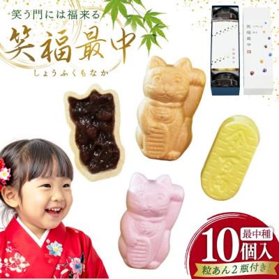 ふるさと納税 平戸市 笑福最中 10個入り