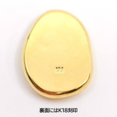 ふるさと納税 南アルプス市 18金製(K18) 甲州金レプリカ 武田氏時代の貨幣『露一両金』_2