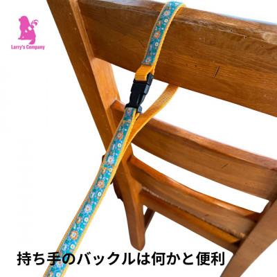 ふるさと納税 浜松市 小型犬用 Sサイズ ハーフチョークカラーとリードのセット 【トルコブルーム】の画像