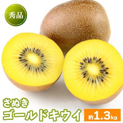 ふるさと納税 丸亀市 キウイフルーツ さぬきゴールド 約1.3kg 冷蔵 香川県 丸亀市 発送:10月中旬〜