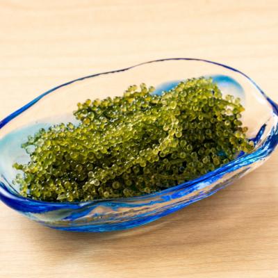 ふるさと納税 伊是名村 伊是名島そだちの海水漬け海ぶどう60g×3袋