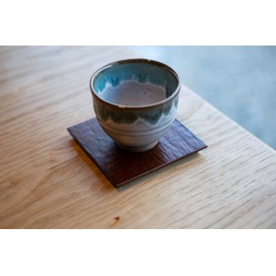 ふるさと納税 中津川市 桐・コースター(はつり) 2枚セット