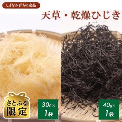 ふるさと納税 今治市 [さとふる限定][村上水産]今治産しまなみアソート2袋セット(天草・ひじき)
