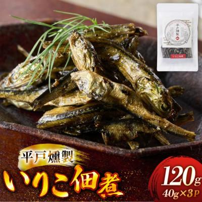 ふるさと納税 平戸市 平戸燻製イリコ佃煮 約120g (40g×3p)