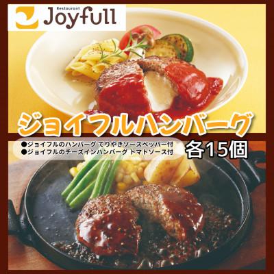 ふるさと納税 菊池市 ジョイフルハンバーグ アソート詰合せ2種30個