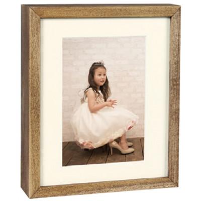 ふるさと納税 安堵町 ボックスフレーム/フェイバリット ブラウン+中枠K1(白)+フェイバリット台紙/3面ベージュ