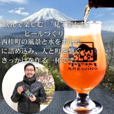ふるさと納税 西桂町 【訳あり】ラベルレス_富士山麓仕込みのクラフトビールTPM BREWING【STOUT】3本セット_3