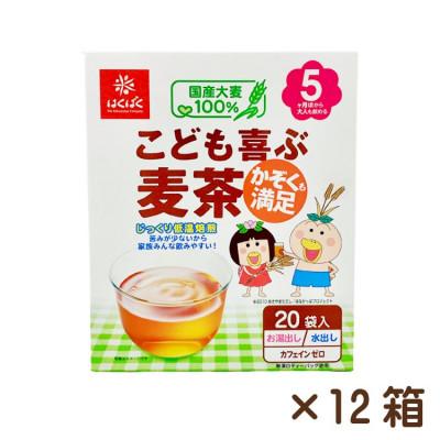 ふるさと納税 中央市 [はくばく]こども喜ぶ麦茶 20P×12