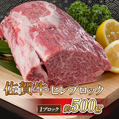 ふるさと納税 白石町 佐賀牛 ヒレ ブロック 500g