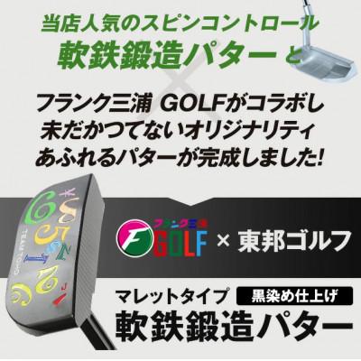 ふるさと納税 市川町 TEAMTOHO×F.miura　コラボスピンコントロール軟鉄削出しパター　095BF01N._1