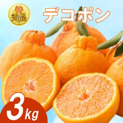 ふるさと納税 丸亀市 [2026年3月下旬より順次発送][特秀品]デコポン 約3kg