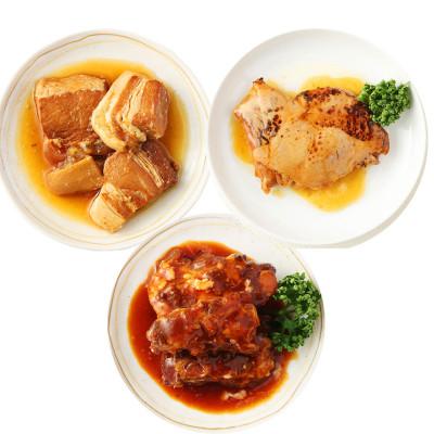 ふるさと納税 西宮市 日常常温食「うちのや」 新お肉おかずB 3品目×2セット(長期保存・備蓄食)