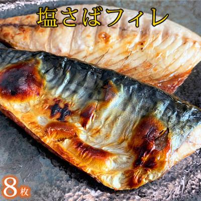 ふるさと納税 太地町 塩さばフィレ 8枚入(真空パック入)[uot404B]