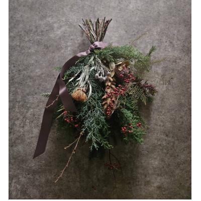 ふるさと納税 浜松市 木の実天然素材のナチュラルスワッグ