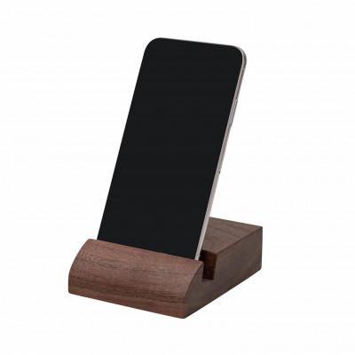 ふるさと納税 旭川市 スマホスタンド(ウォルナット)_05414
