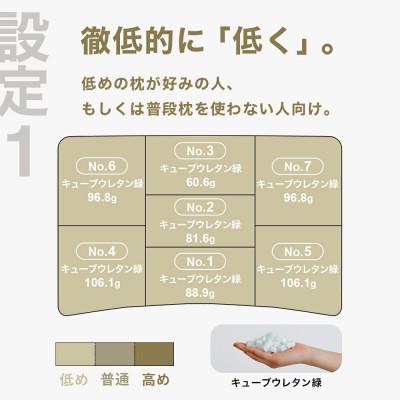 ふるさと納税 我孫子市 低い枕を好む人向け枕 THE PILLOW Preset 13 Hikume_1