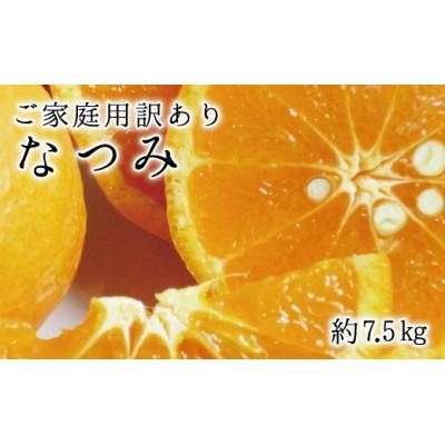 ふるさと納税 太地町 [ご家庭用訳アリ]初夏のみかん なつみ7.5kg[uot733A]