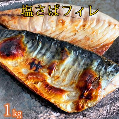 ふるさと納税 太地町 [ご家庭用]塩さばフィレ 1kg [uot763B]
