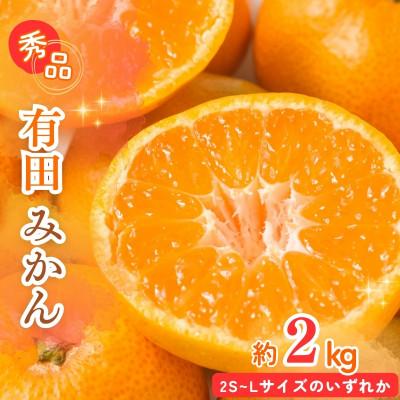ふるさと納税 北山村 秀品 有田みかん 2kg 2S〜Lサイズのいずれか[uot835A]