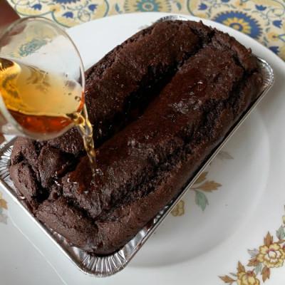 ふるさと納税 東彼杵町 豆腐ブランデーケーキ 季節フルーツ入り 400g