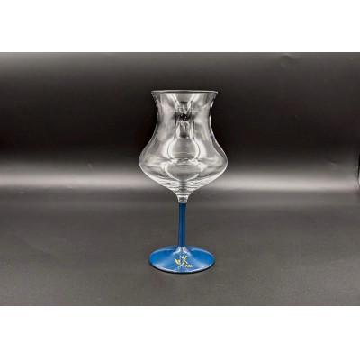 ふるさと納税 輪島市 [復興支援]咲グラス 輪島 漆加飾 エディション [ロイヤルブルー]