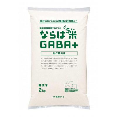 ふるさと納税 楢葉町 ならはう米GABA+ 4kg(2kg×2袋)福島県楢葉町天のつぶ 精米