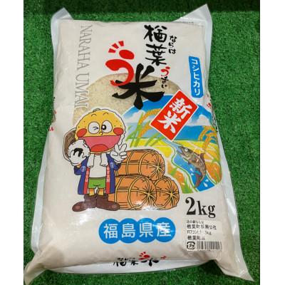 ふるさと納税 楢葉町 楢葉う米コシヒカリ(精米)2kg×2袋
