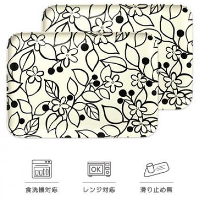 ふるさと納税 かつらぎ町 SRトレー L 39cm グローヴ 2枚セット 電子レンジと食洗機対応のトレー