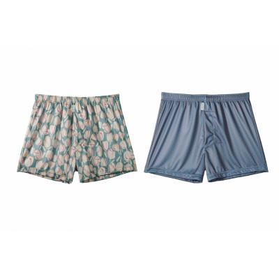 ふるさと納税 豊岡市 ショートトランクス(HGray&TGreen・L各1枚