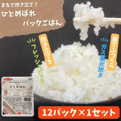 ふるさと納税 加美町 [パックご飯]炊きたてをフレッシュパック ひとめぼれ(白米)12個入(加美町)