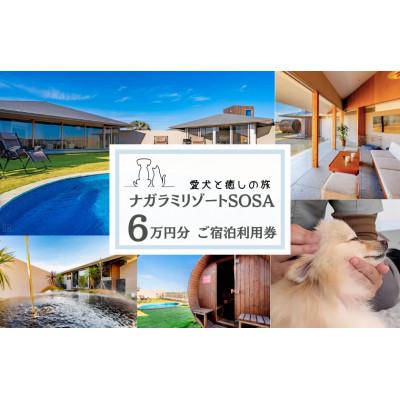 ふるさと納税 匝瑳市 愛犬と癒しの旅 ナガラミリゾートSOSA ご宿泊利用券 6万円分 AT-2