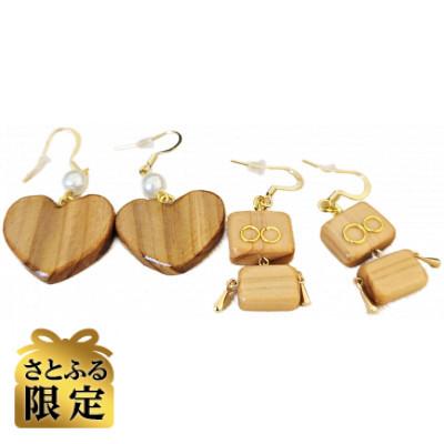 ふるさと納税 国立市 [さとふる限定]ピアス(2種類(ハート型/ロボット型)Set)