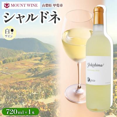 ふるさと納税 甲斐市 シャルドネ 720ml×1本 辛口 マウントワイン 国産自家栽培 敷島醸造