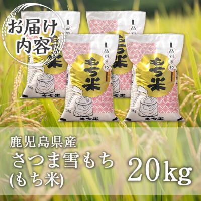 ふるさと納税 伊佐市 鹿児島県産もち米(20kg)  伊佐米 isa870の画像