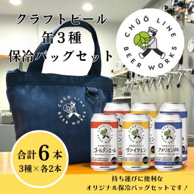 ふるさと納税 小金井市 [東京都小金井市]中央線ビアワークスクラフトビール6缶(350ml)+保冷バッグ