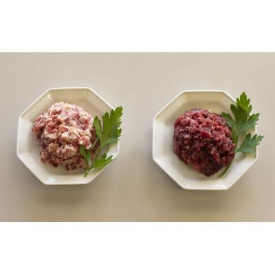 ふるさと納税 河津町 [伊豆産ジビエ肉]シカ肉・イノシシ肉ミンチセット 100g×各2パック(計4パック)