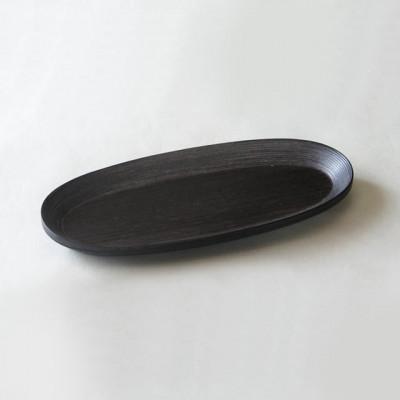 ふるさと納税 西目屋村 [BUNACO]ペントレイ oval ブラック 1個