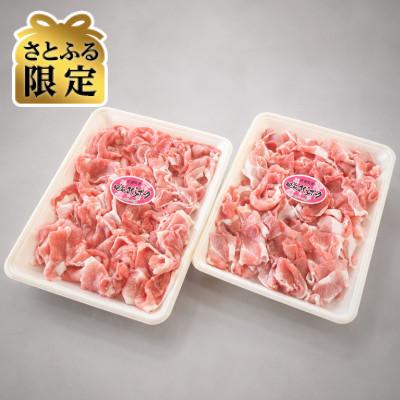 ふるさと納税 吉野ヶ里町 [さとふる限定]佐賀県産 肥前さくらポーク 切り落とし1kg (500g×2P)(吉野ヶ里町)