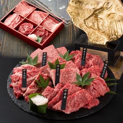 ふるさと納税 加古川市 自社牧場直送 神戸牛 6点 食べ比べ 焼肉(600g) 国産 肉のヒライ